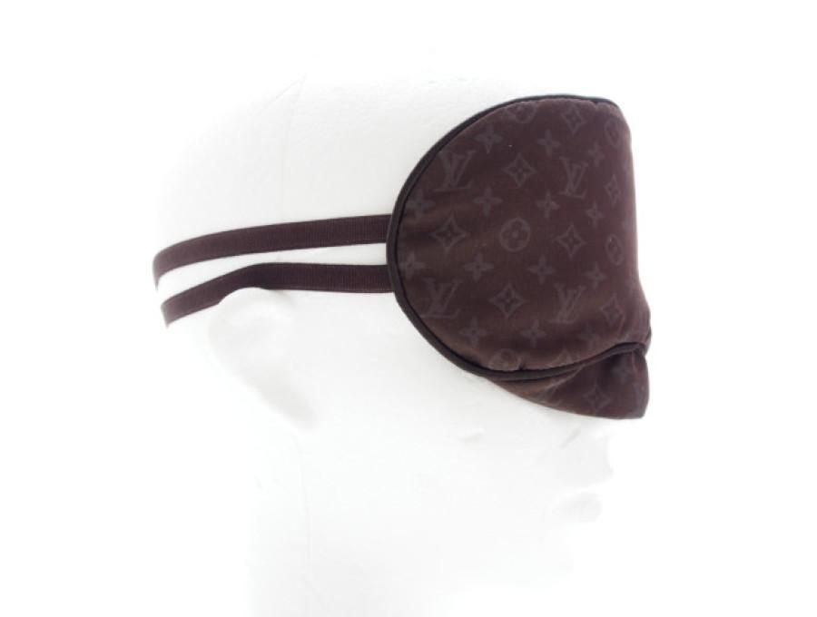 【Used 未使用】ルイヴィトン LOUIS VUITTON ノベルティ アイマスク ヴォヤージュキット 2005 VIP限定 トラベルセット  M99204 モノグラム柄 LV スリープマスクのみ - ブランドジャックリスト