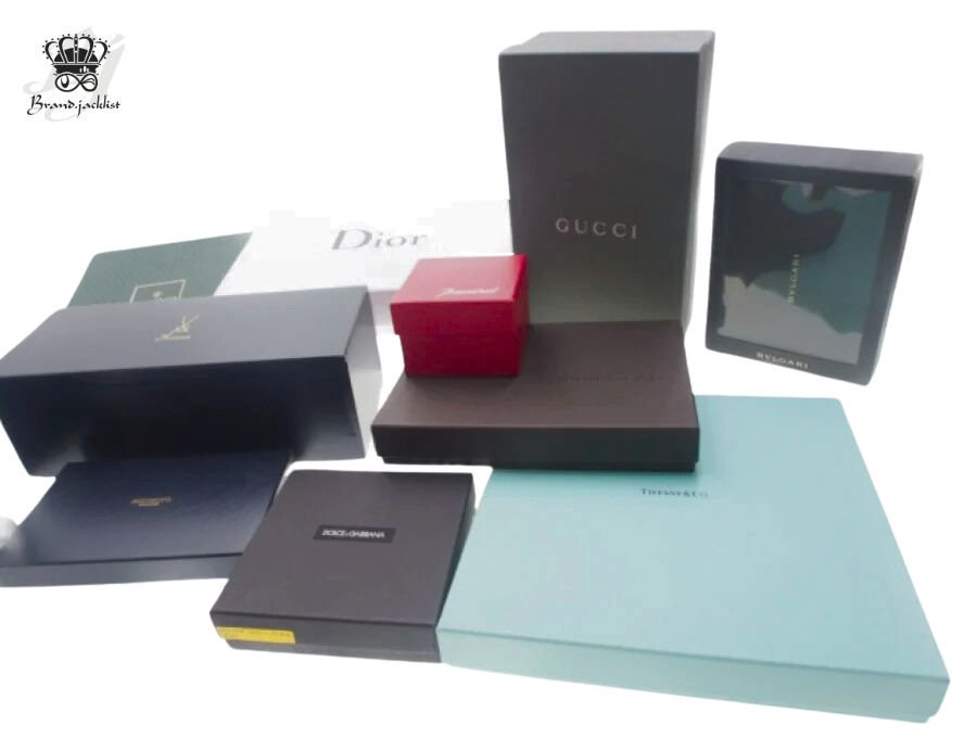 【Used 展示品】ブランド品 空箱セット ラッピングボックス Dior Gucci D&G Tiffany&Co BVLGARI Baccarat  Bottega veneta - ブランドジャックリスト
