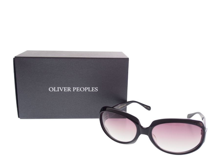 【Used 極上品】オリバーピープルズ OLIVER PEOPLES サングラス メガネ ブラック 紫レンズ 備品完備 ○○▽▽□□の商品画像