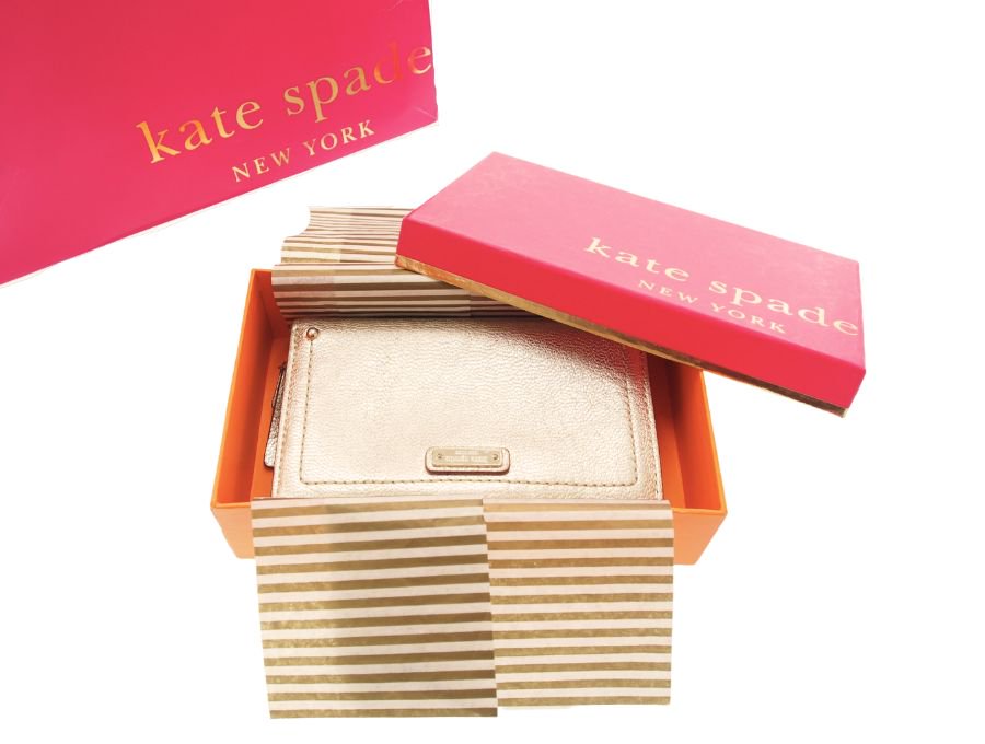 Used 美品】ケイトスペード kate spade NEW YORK 二つ折り 財布 ダラ