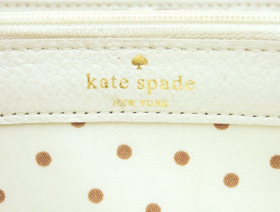 【Used 通常品】ケイトスペード kate spade NEW YORK 長財布 ジップ アラウンド コンチネンタル ウォレット ドット柄 金色  メタリックゴールド PWRU2076 P091 - ブランドジャックリスト