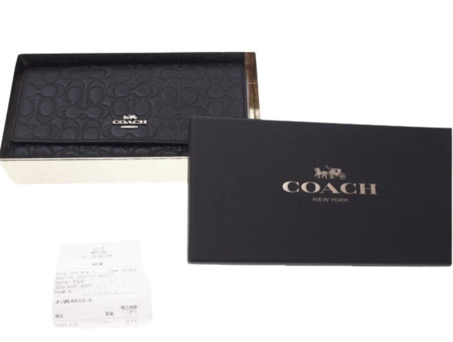 COACH 長財布 袋・箱付きブラウン 中古 使用感あり クラシック - 小物