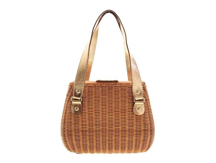 Kate spade wicker purse hot sale