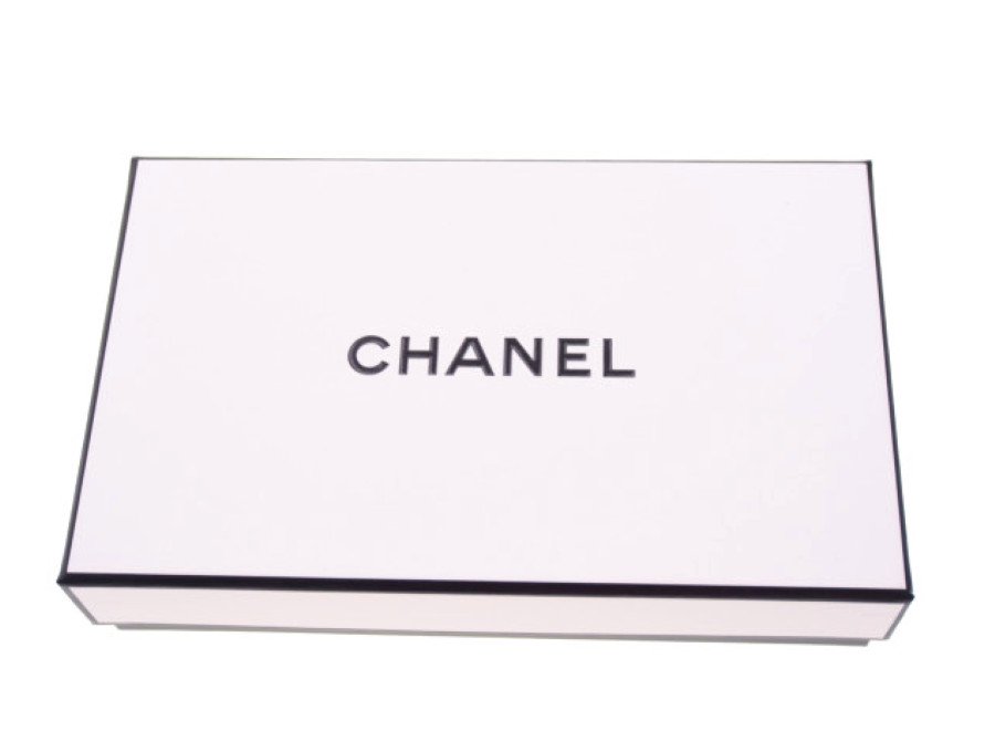 【Used 未使用】シャネル CHANEL ギフトボックス 香水用空箱 ラッピングボックス 蓋ホワイト×底ブラックの商品画像