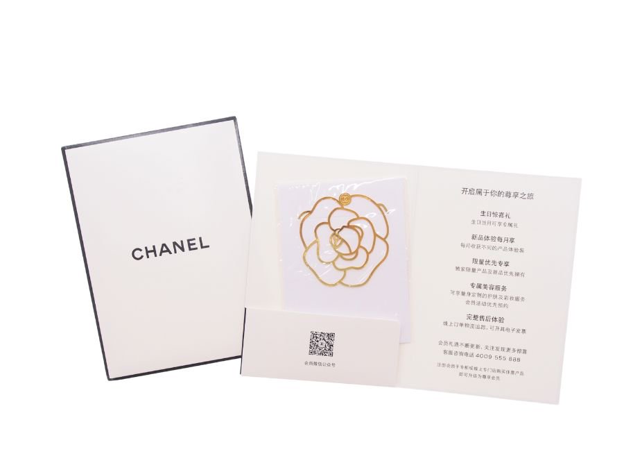 New 新品】シャネル CHANEL ノベルティ しおり 栞 ブックマーク