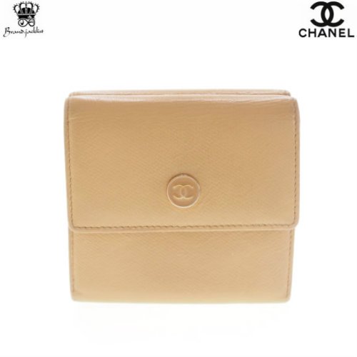 Used 通常品】シャネル CHANEL 二つ折り財布 ハーフウォレット ...