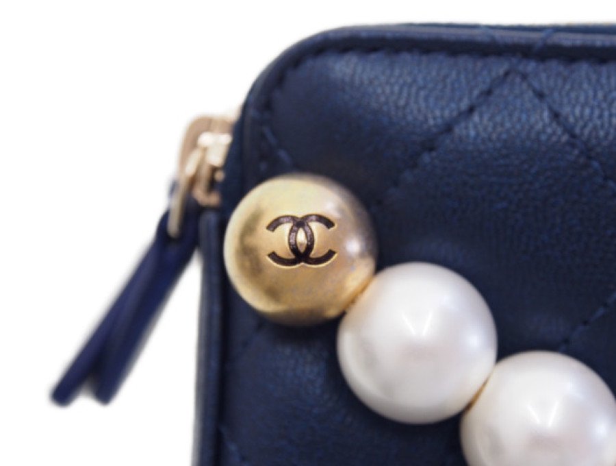 Used 展示品】シャネル CHANEL チェーンウォレット 財布 マトラッセ