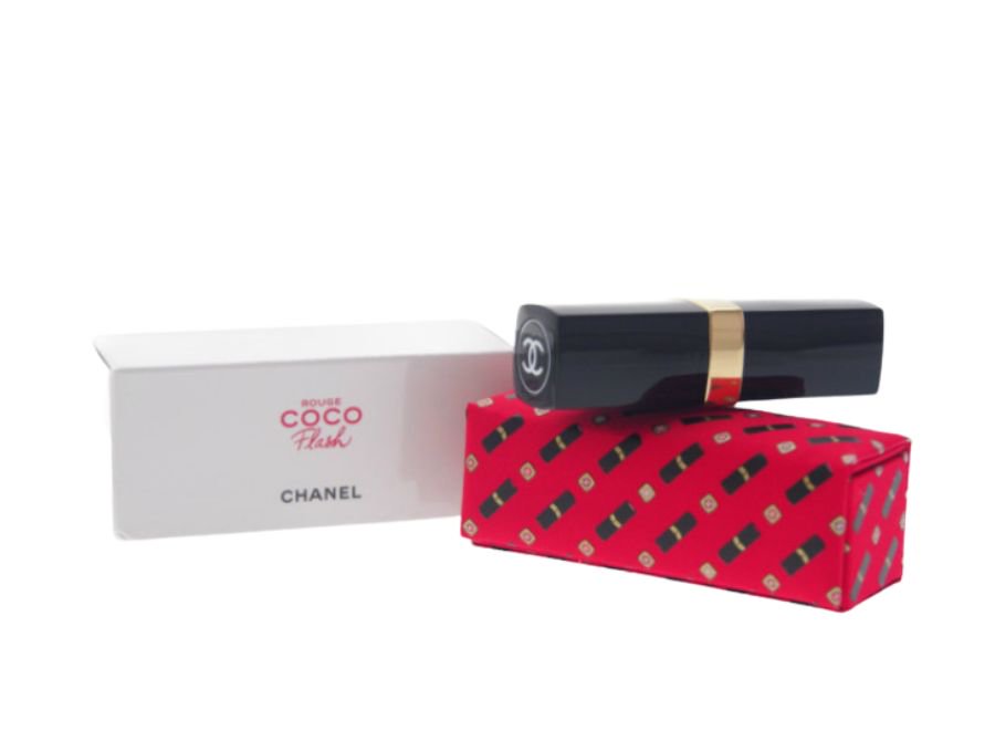 New 新品】シャネル CHANEL ノベルティ リップケース 口紅入れ 鏡 ミラー付き ルージュココフラッシュ ROUGE COCO Flash  マグネット開閉 リップスティック柄 赤 レッド - ブランドジャックリスト