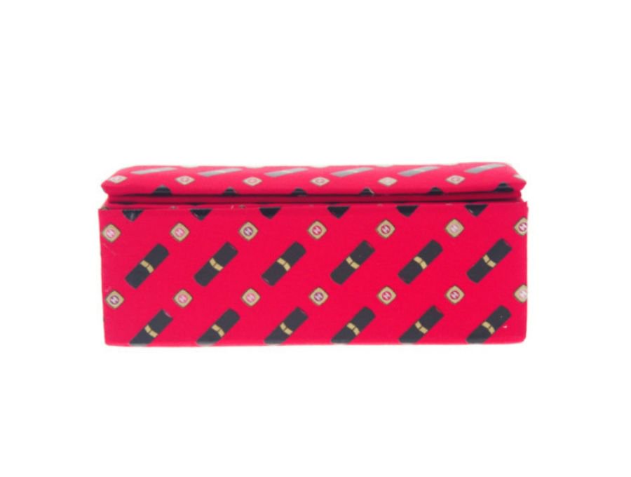 【New 新品】シャネル CHANEL ノベルティ リップケース 口紅入れ 鏡 ミラー付き ルージュココフラッシュ ROUGE COCO Flash  マグネット開閉 リップスティック柄 赤 レッド - ブランドジャックリスト