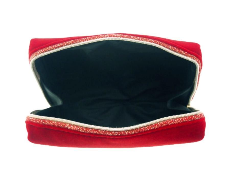 シャネル ノベルティ コフレポーチ 2019 ホリデー スクエア ラメ入り