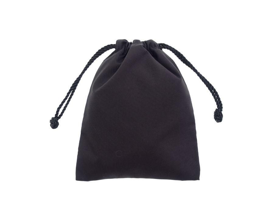 シャネル Chanel ノベルティ 巾着 ショルダー 黒 シャネル 巾着 ショルダーバッグ ブラック コットン ノベルティ