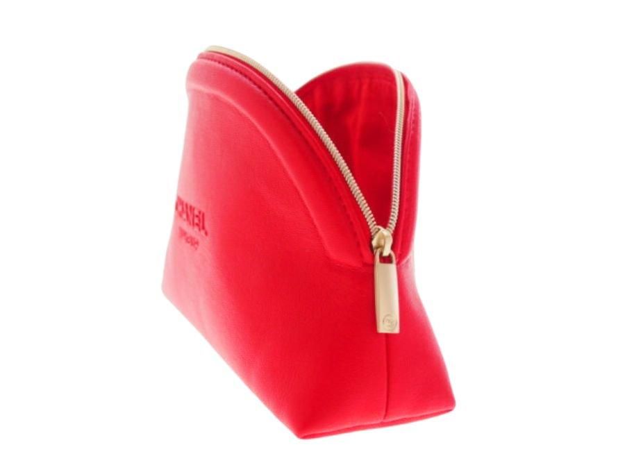 匿名配送 新品未使用 CHANEL ノベルティ 化粧ポーチ レッド 赤 匿名配送 新品未使用 CHANEL ノベルティ 化粧ポーチ レッド 赤