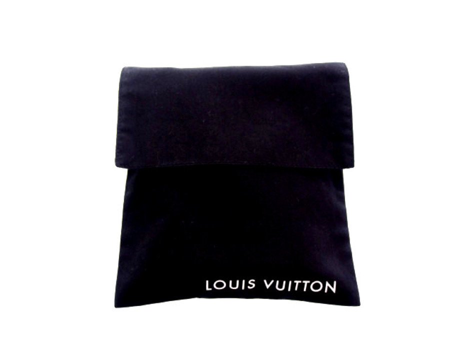 【Used 展示品】ルイヴィトン LOUIS VUITTON ノベルティ 収納ポーチ 保存袋 マチなしフラット ブラックの商品画像