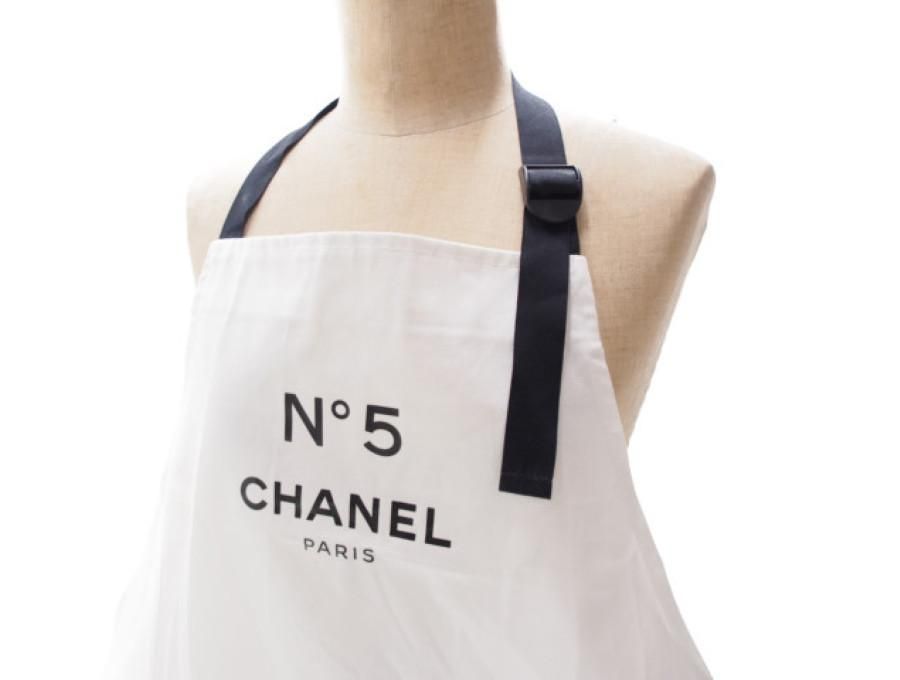 Used 展示品】シャネル ノベルティ CHANEL 首掛けエプロン 胸当て 