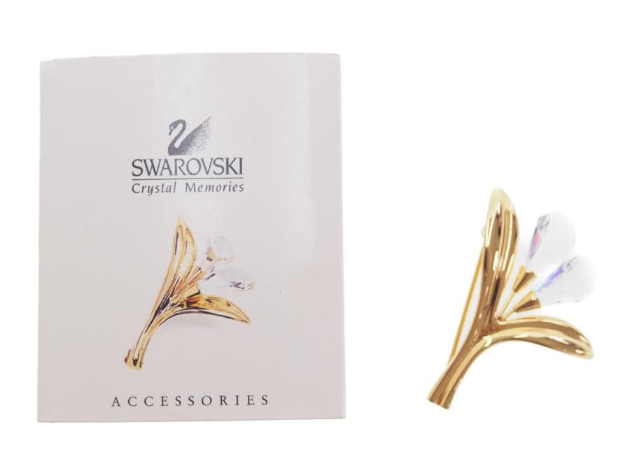 SWAROVSKI CRYSTAL MEMORIES 百合 ブローチ - daterightstuff.com