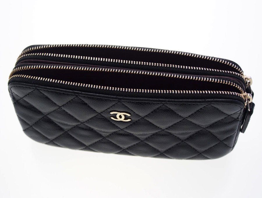 Used 美品】シャネル CHANEL マトラッセ チェーンウォレット 財布 ...