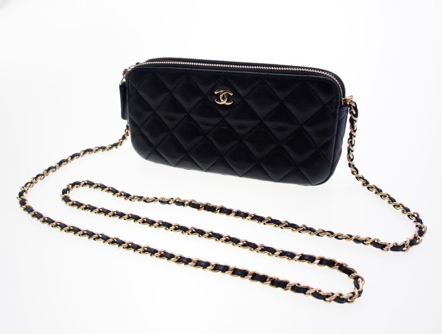 Used 美品】シャネル CHANEL マトラッセ チェーンウォレット 財布 