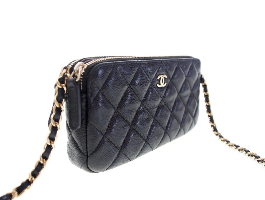 Used 美品】シャネル CHANEL マトラッセ チェーンウォレット 財布 