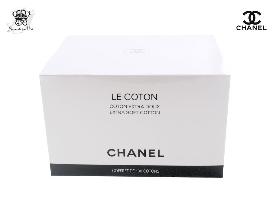 【New 新品】未開封 シャネル CHANEL コットンパフ LE COTON オーガニックコットン CCプレス模様 100枚入 EXTRA SOFT  COTTON - ブランドジャックリスト