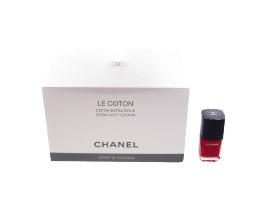 シャネル LE COTON ル コットン 100枚入 CC模様プレス オーガニックコットン CHANEL【New 新品】 - ブランドジャックリスト