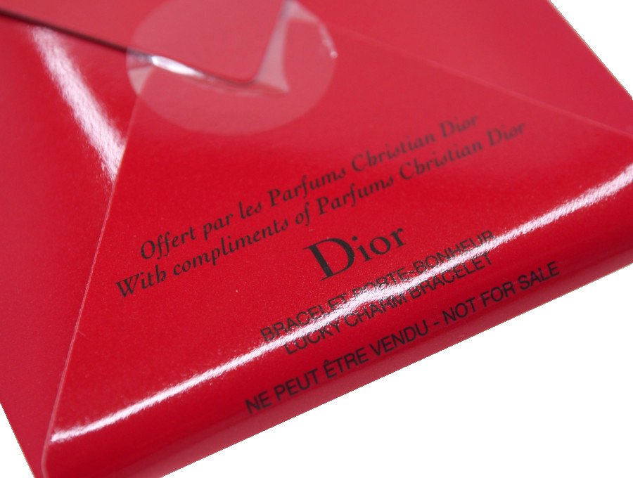 Used 未使用】クリスチャンディオール Dior ノベルティ ブレスレット