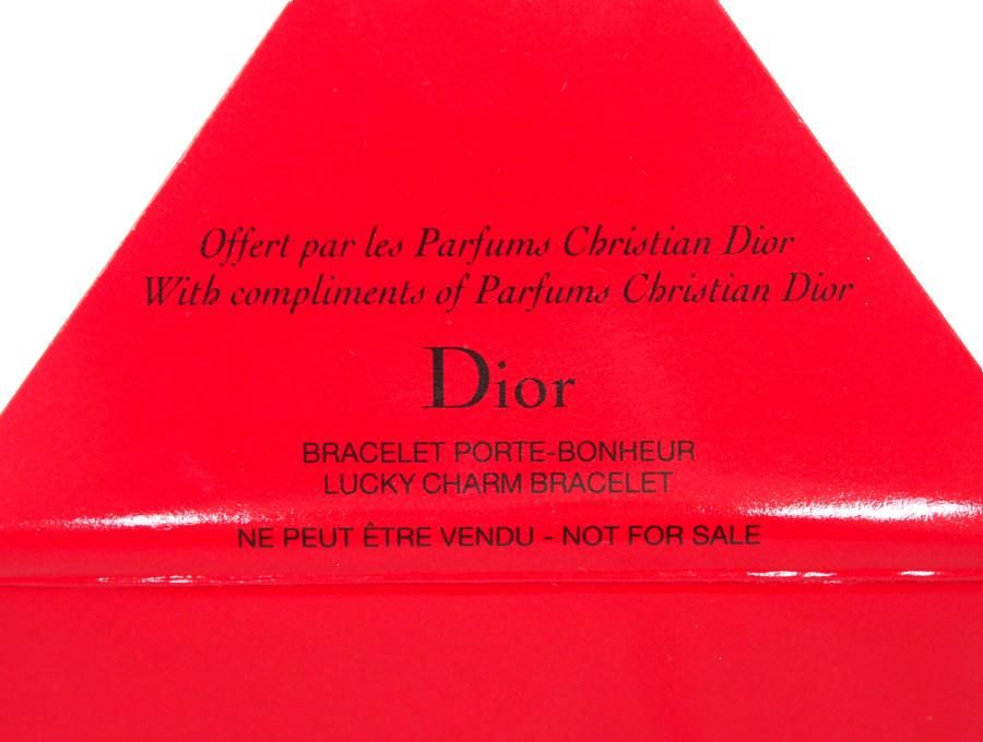 Christian Dior ローズファンタスティック サンダル 赤 美品 New 新品】クリスチャンディオール Dior ノベルティ ブレスレット