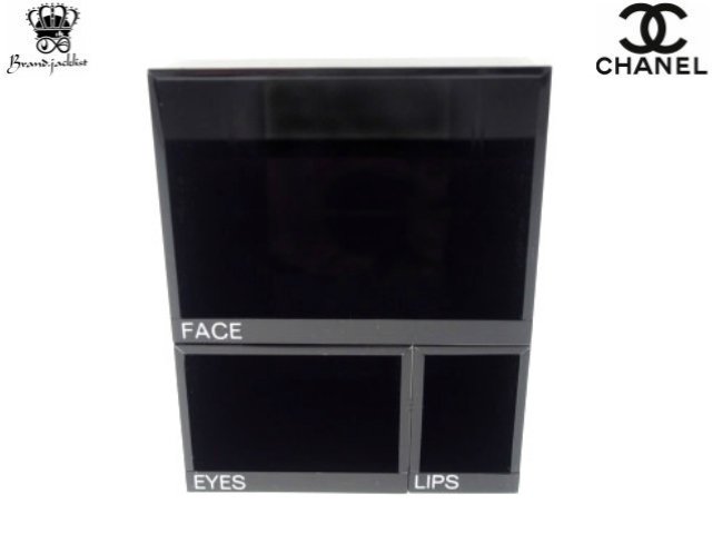 New 新品】シャネル CHANEL ノベルティ アクリルケース 小引き出し ルージュスタンド FACE EYES LIPS 黒 ブラック -  ブランドジャックリスト