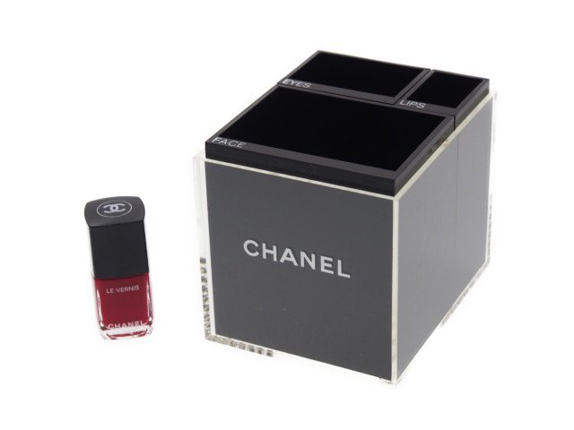 New 新品】シャネル CHANEL ノベルティ アクリルケース 小引き出し ルージュスタンド FACE EYES LIPS 黒 ブラック -  ブランドジャックリスト