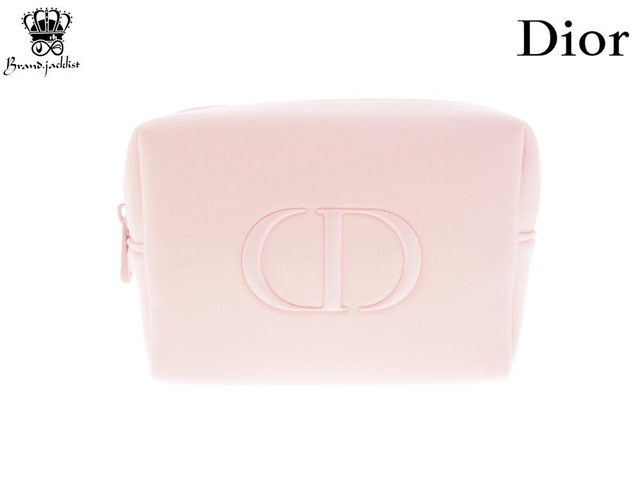 新品未使用】Dior ディオール ノベルティ ポーチ (ピンク，スエード