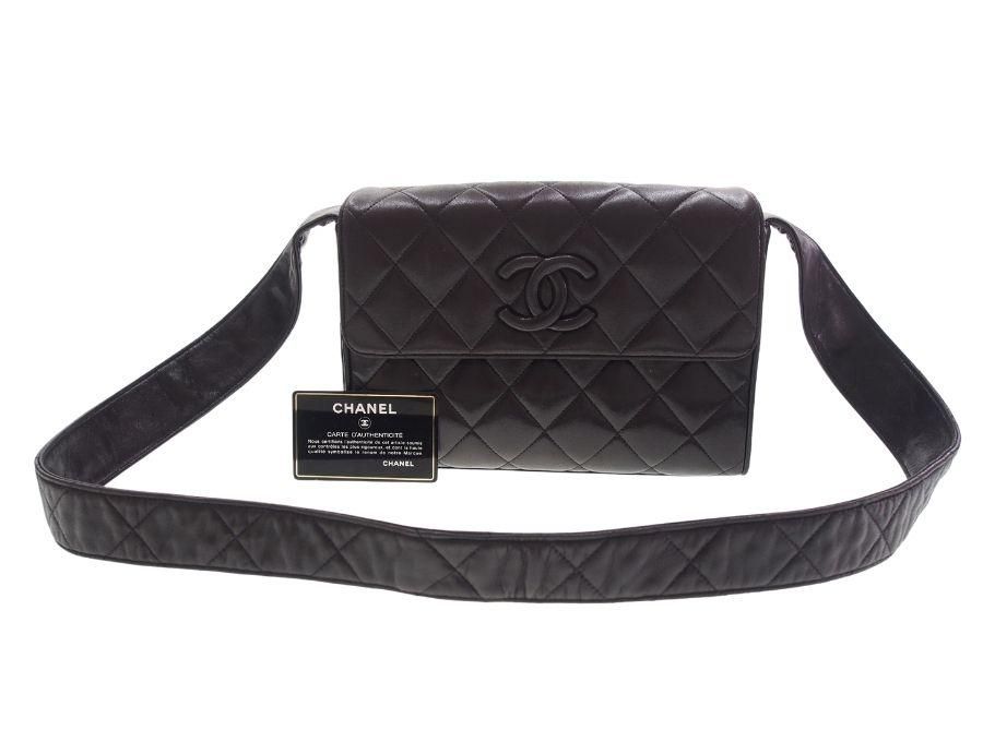 Used 美品】シャネル CHANEL マトラッセ ショルダーバッグ ラムスキン