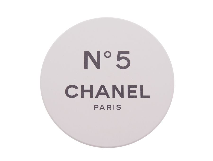 【New 新品】シャネル CHANEL ノベルティ ラウンドコースター 丸型 N°5 COCO Round coaster ホワイト 陶器 コルクの商品画像
