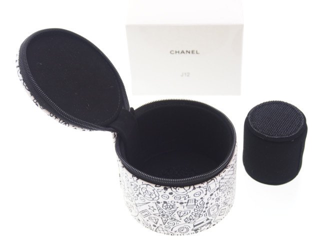 Used 未使用】シャネル CHANEL ノベルティ ポーチ 時計保管ケース J12 