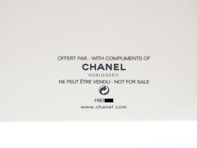 Used 未使用】シャネル CHANEL ノベルティ ポーチ 時計保管ケース J12