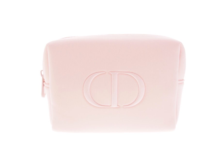 【New 新品】クリスチャンディオール Dior ノベルティ 2021 コスメポーチ Dior BEAUTE ブラッシュポーチ CD ピンクの商品画像