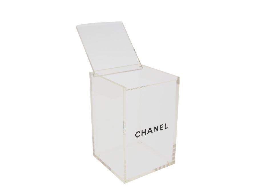 New 新品】シャネル CHANEL ノベルティ アクリルケース コスメボックス