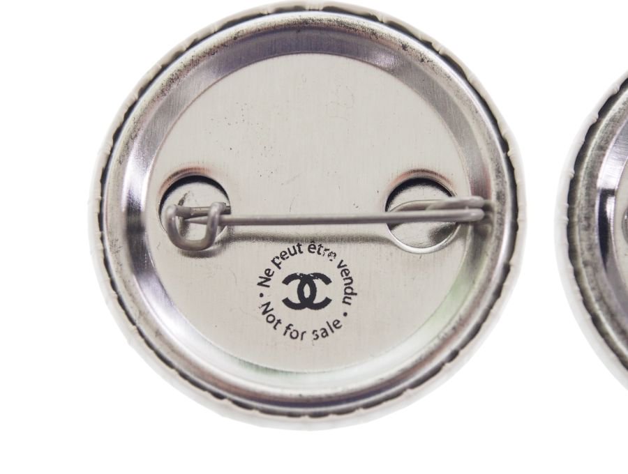 Used 未使用】シャネル CHANEL ノベルティ 缶バッジ アクセサリー