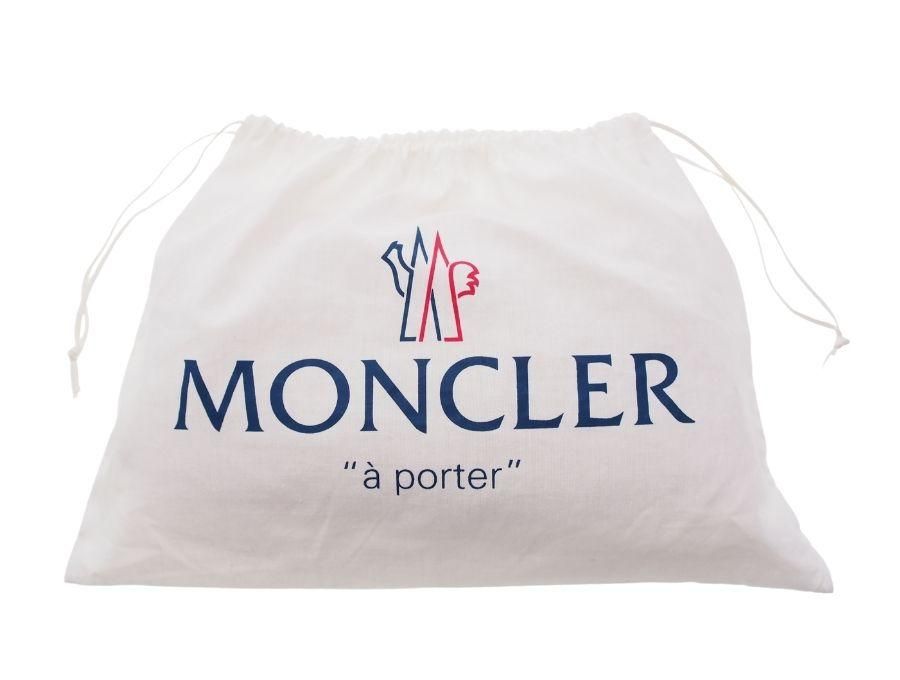 【Used 通常品】モンクレール Moncler ショルダーバッグ クラッチバッグ 2way 取り外し可チェーン レザー ベージュ×ピンク  ゴールド金具 Made in Italy - ブランドジャックリスト