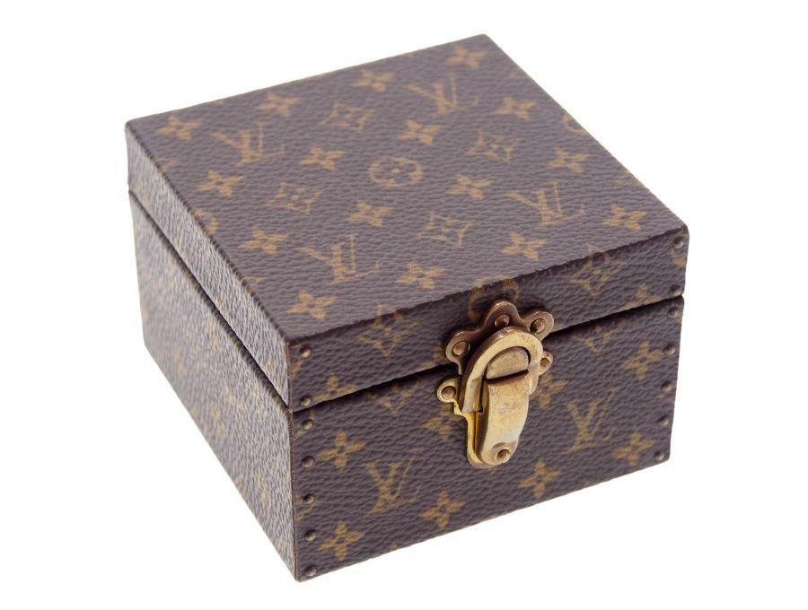 ルイヴィトン LOUIS VUITTON  ジュエリーケース7×7高さ2