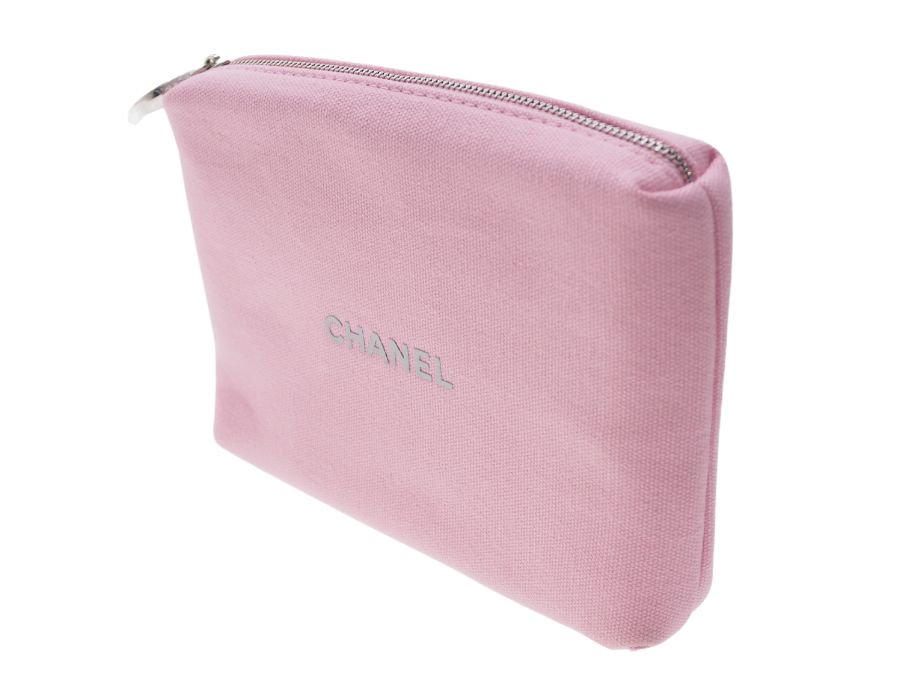 Used 展示品】 シャネル CHANEL ノベルティ コフレポーチ オータンドゥル 香水 CHANCE チャンス コインチャーム ファスナープル  ピンク 元箱有り BEAUTE - ブランドジャックリスト