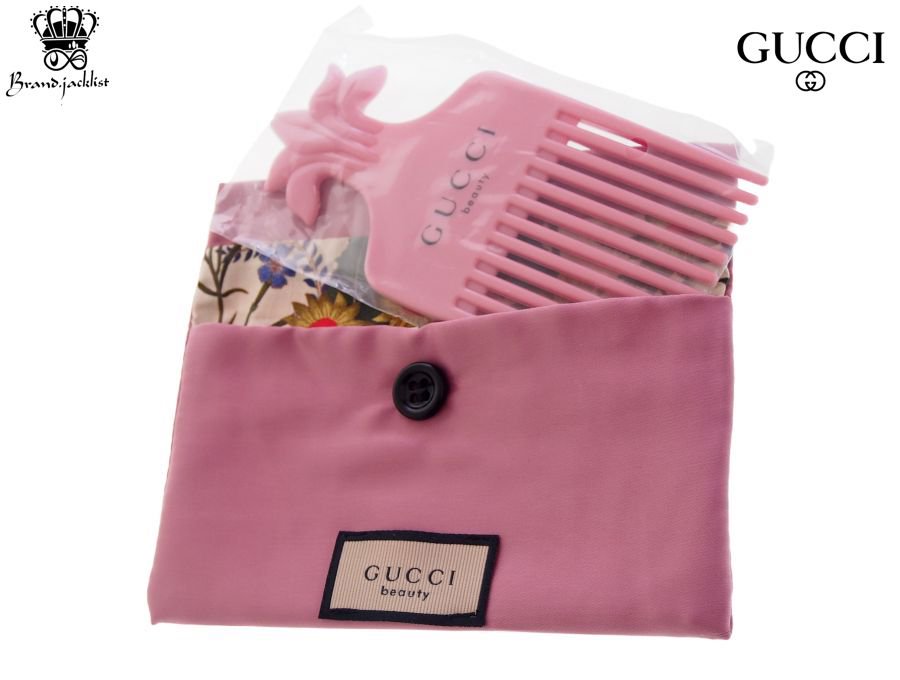 New 新品】 グッチ GUCCI beauty ノベルティ 櫛 パーマコーム&収納