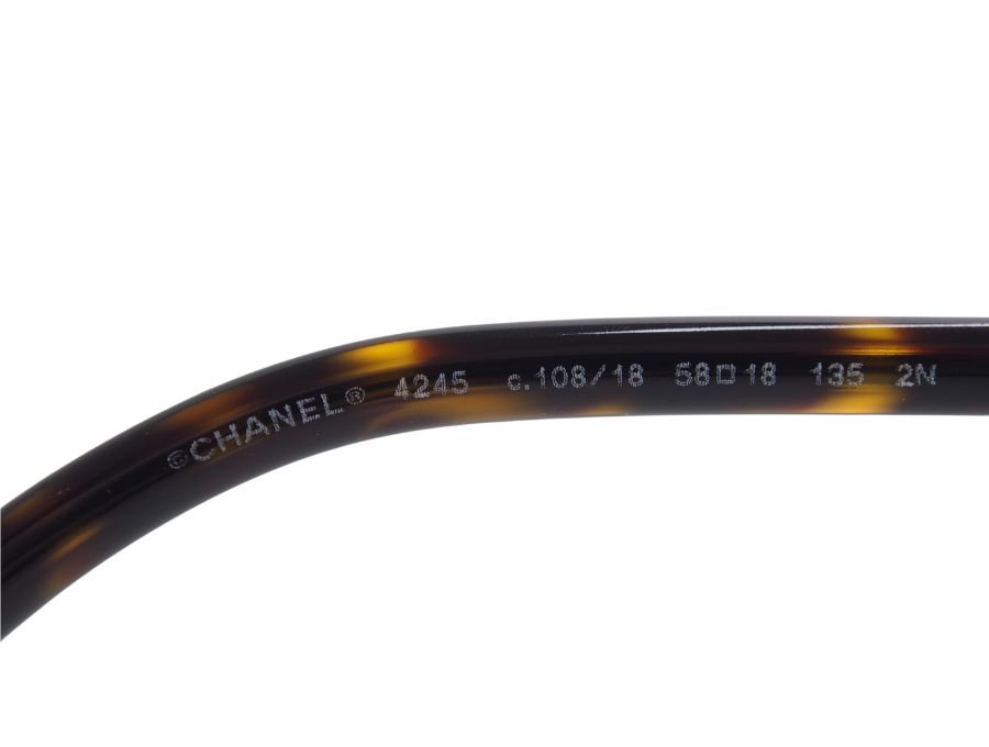 Used 極上品シャネル CHANEL アイウェア 眼鏡 ラウンドサングラス 鎖