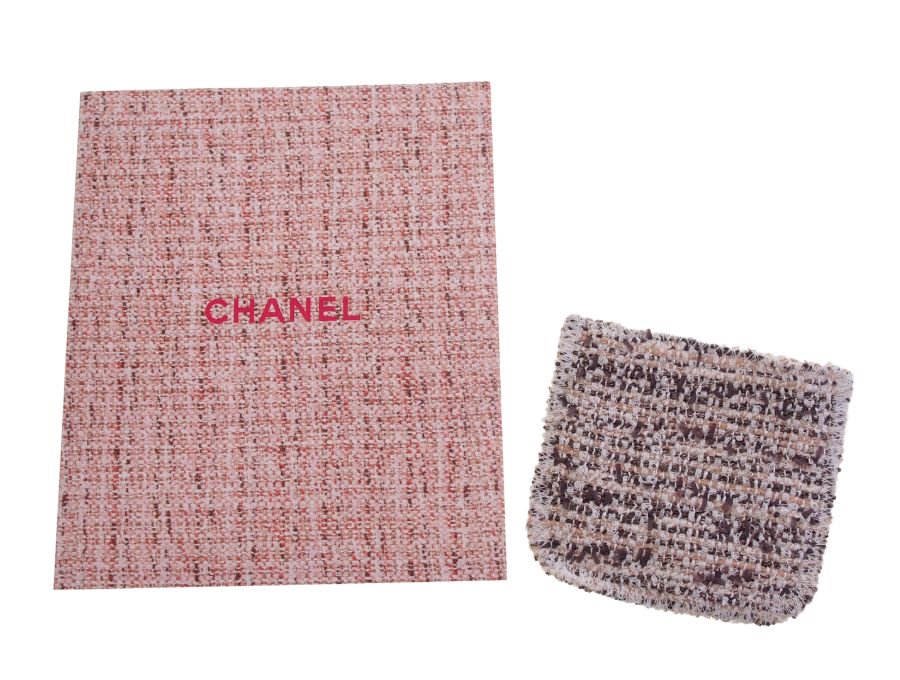 【Used 開封品】 シャネル CHANEL ノベルティ アイシャドウ ツイードカバー&フォトフレームセット レ キャトル オンブル ツイード限定  パレット入れ 写真入れ 2022 August - ブランドジャックリスト