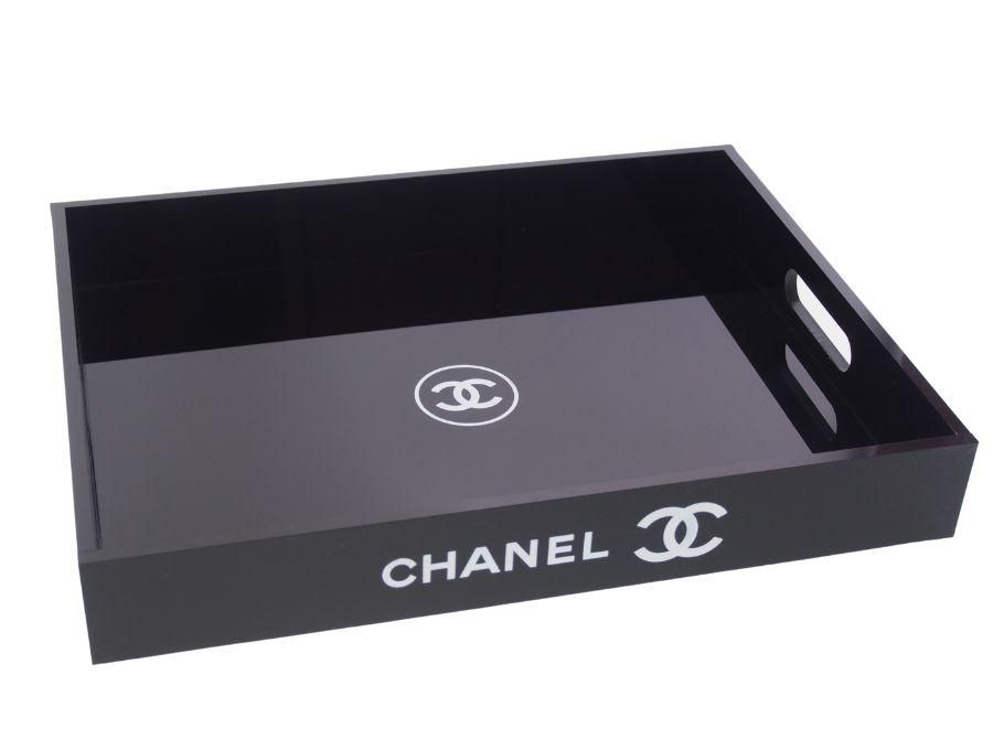 Used 展示品】 シャネル CHANEL ノベルティ アクリルトレー お盆 