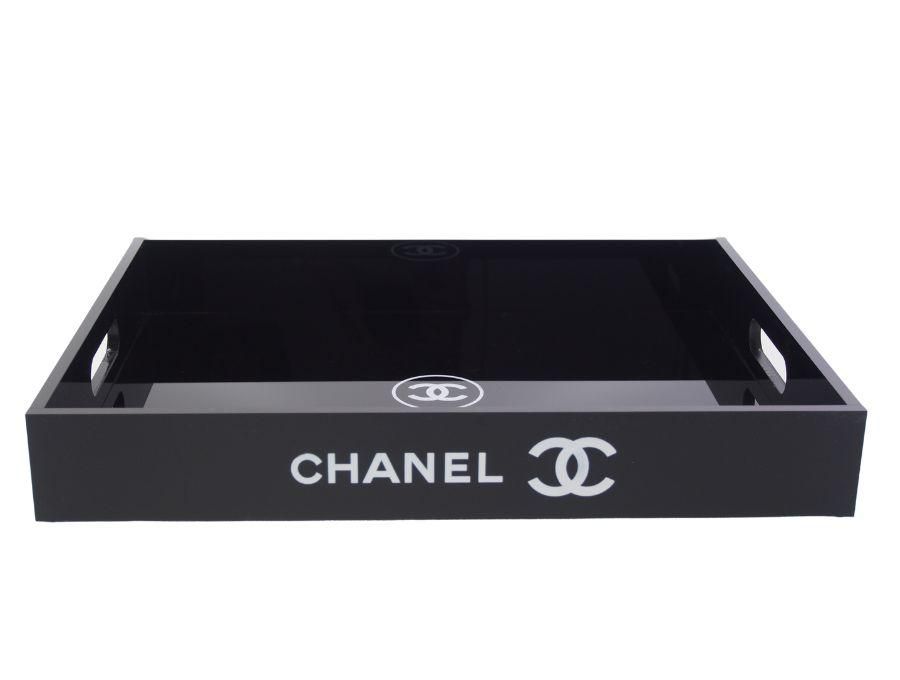 Used 展示品】 シャネル CHANEL ノベルティ アクリルトレー お盆