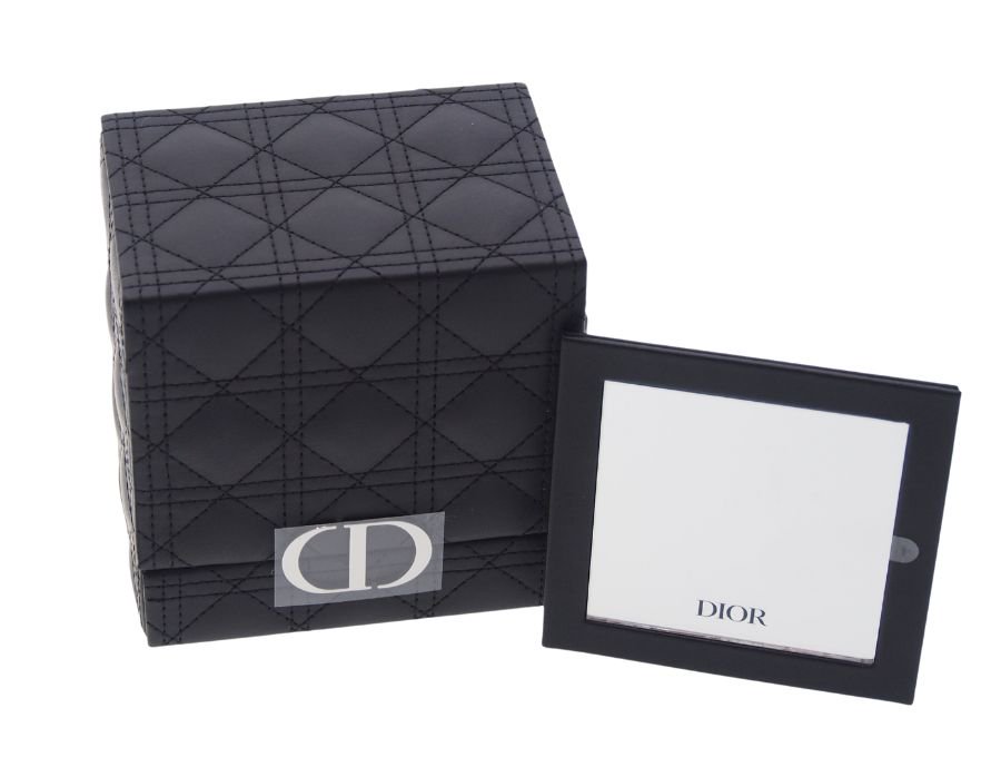 【New 新品】 クリスチャンディオール Dior リップスタンド リップスティック ハードケース 口紅 2本立て 鏡 ミラー付きポーチ ブラック CD ビューティー Dior BEAUTE の商品画像