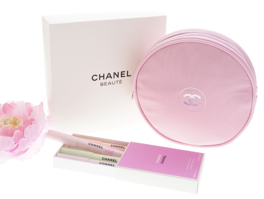 New 新品】シャネル CHANEL BEAUTE ノベルティ ラウンドポーチ 丸型