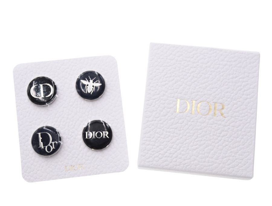 Dior ピンバッジ 4個セット、扇子 非売品 - その他