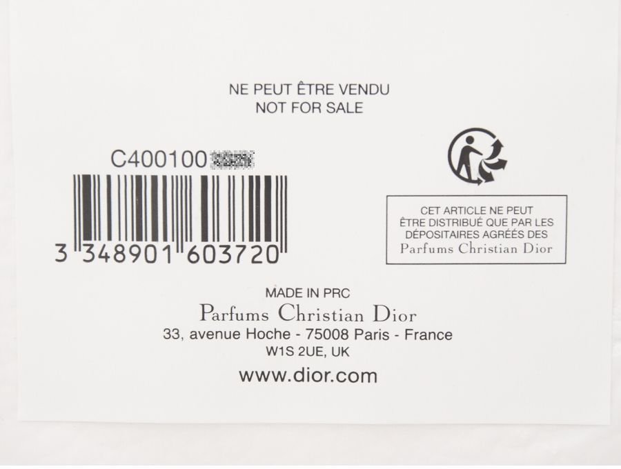 New 新品】 クリスチャンディオール Dior Parfums ノベルティ