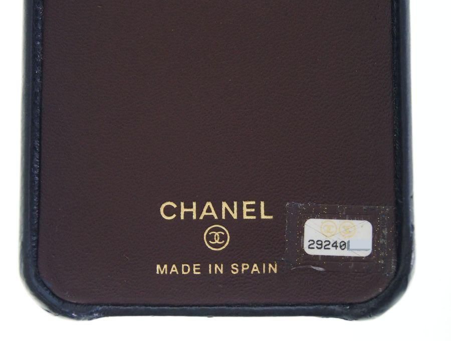 Used 美品】シャネル CHANEL スマホケース iPhone X XS 5.8インチ