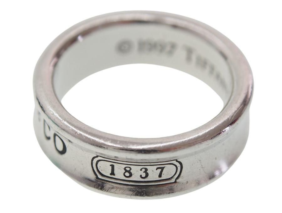 TIFFANY&CO.(925)シルバーリング(1837)品サイズは13号